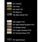 Gessi Inciso Bateria natryskowa termostatyczna podtynkowa Black Metal Brushed PVD 58228.707