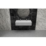  Vayer Pavo Umywalka wpuszczana w blat z dwoma otworami na baterię 120,6x50 cm biała 120.050.012.3-1.0.1.X.X