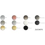 Zucchetti Pan Bateria Umywalkowa 2-otworowa Podtynkowa Jednouchwytowa element zewnętrzny czarny matowy, gofrowany ZP6123.N1