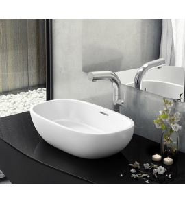 Victoria+Albert Barcelona 55 Umywalka Stawiana na blat 55x33 cm Biała VB-BAR-55-IO