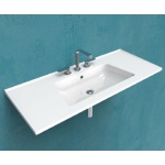 Flaminia Bloom Umywalka ścienna 122x51,5 biała BM120L