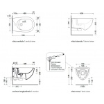  Flaminia IO Bidet wiszący 55x38 cm czarny IO218NER