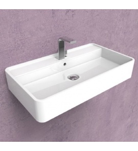   Flaminia Miniwash Umywalka ścienna 75x42 biały MW75S