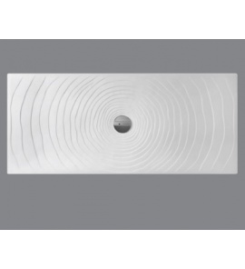 Flaminia Water Drop Brodzik ceramiczny 70x160 cm Biały DR7016