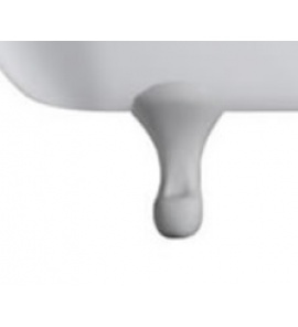 Burlington Classical Nogi do wanny białe E10WHI