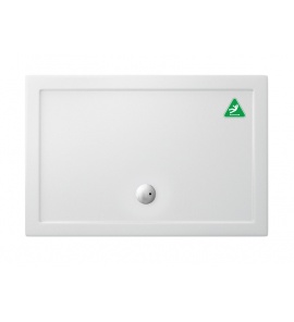 Britton Zamori Brodzik prostokątny 120x80 Biały Z1175A