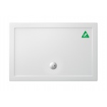 Britton Zamori Brodzik prostokątny 120x80 Biały Z1175A