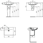 Ideal Standard Connect Air Umywalka Cube 55 cm E074401