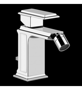 Gessi Eleganza Bateria bidetowa jednootworowa z korkiem chrom 46007.031