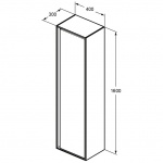Ideal Standard Connect Air Szafka wisząca, odwracalna biały lakier E0832B2