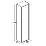 Ideal Standard Connect Air Szafka wisząca, odwracalna biały lakier E0832KN