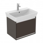 Ideal Standard Connect Air Szafka 43 cm pod umywalkę Cube, ciemnobrązowy mat E0842VY