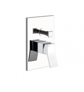Gessi  Bateria wannowo-prysznicowa ścienna z przełącznikiem 2-drożnym element zewnętrzny chrom 53079.031