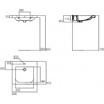 Ideal Standard Connect umywalka dla niepełnosprawnych 60 cm, biały E548201
