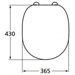 Ideal Standard Connect Deska sedesowa typu Thin, z duroplastu E772301