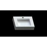 Cristalstone Linea Ideal Umywalka 60x45x12 biała U600-MCOLC