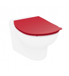 Ideal Standard Contour 21 Deska sedesowa typu THIN, z cienkiego Termoplastu (polipropylen), czerwony S4536GQ