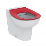 Ideal Standard Contour 21 Deska sedesowa bez pokrywy, typu THIN, z cienkiego Termoplastu (polipropylen), czerwony S4545GQ