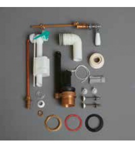 Simas Mechanizm spłukujący do zbiornika WC chrom D24