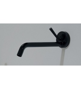   Zucchetti Isystick Bateria Umywalkowa Podtynkowa element zewnętrzny czarny matowy gofrowany ZP1616.N1