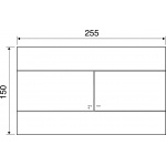 Ideal Standard Przycisk spłukujący SLIM, Chrom VV659044