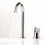 Ritmonio Diametro35 Bateria umywalkowa 2-otworowa stal nierdzewna E0BA0125H3INOX