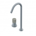 Ritmonio Diametro35 Concrete Bateria umywalkowa 2-otworowa stal nierdzewna E0BA0125H3INOX