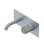 Ritmonio Diametro35 Concrete Bateria umywalkowa podtynkowa stal nierdzewna E0BA0116C