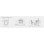 Eto Azi Miska WC Wisząca biała 02429001