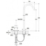 Ritmonio Diametro35 Bateria umywalkowa 2-otworowa chrom E0BA0125H3CRL