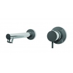 Ritmonio Diametro35 Bateria umywalkowa ścienna podtynkowa chrom E0BA0440SPSXCRL