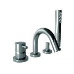 Ritmonio Diametro35 Bateria wannowa na brzeg wanny 4-otworowa chrom E0BA0432S/PCRL