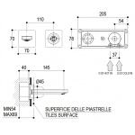    Ritmonio Haptic Bateria umywalkowa podtynkowa biały PR43AZ201C03