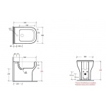 Olympia Ceramica Synthesis Bidet 52x36 biały połysk SYN2301N01