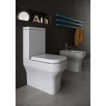Olympia Ceramica Synthesis Zbiornik do kompaktu biały mat SYN71PF101