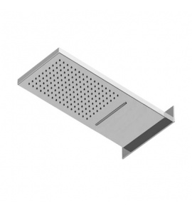 Ritmonio Deszczownica Ścienna 17x54 cm lustrzana stal 75A019LUC