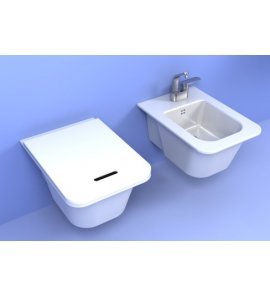 Flaminia Volo Miska WC wisząca 52x36 cm Biały VL118