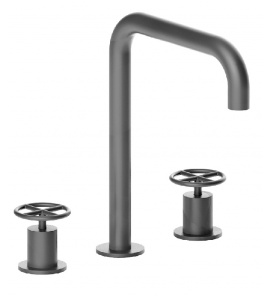 Fantini Fontane Bianche Bateria Umywalkowa 3-otworowa matt gunmetal 47 P5 P007W
