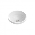 Marmorin Lena V Umywalka wpuszczana w blat 46,5xh19,7 cm Biały  P_U_539_05_0465 