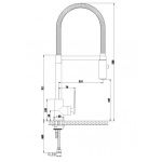 KOHLMAN EXPERIENCE Bateria zlewozmywakowa 1-otworowa chrom QB140E