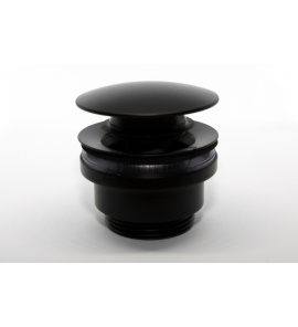 Bongio Korek umywalkowy Click-Clack uniwersalny czarny mat 00079NE