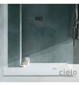 Cielo Venticinque Brodzik prostokątny 100x160cm Biały PDR160100