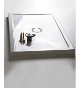Cielo Sessanta Brodzik prostokątny 80x120cm Biały PD680120