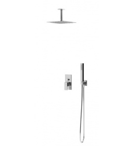 Bruma Linea Zestaw natryskowy 300 mm Podtynkowy z ramieniem sufitowym Chrom 1825661CR