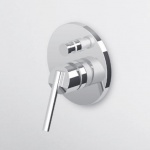 Zucchetti Closer Bateria Wannowo-natryskowa Jednouchwytowa Podtynkowa element zewnętrzny chrom ZCL656