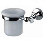 Giulini Giovanni Ibisco Crystal Kubek Ścienny biały/chrom RG1106/S