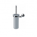 Giulini Giovanni Ibisco Crystal Szczotka WC Ścienna biały/chrom RG1133/S