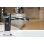      Gessi Rettangolo Bateria umywalkowa jednootworowa bez korka chrom 20002.031