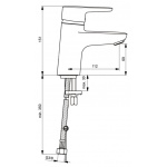 Ideal Standard Connect Blue Bateria umywalkowa chrom B9917AA