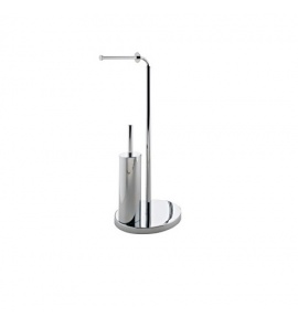 Gedy Winny Papiernica+Szczotka WC chrom 2832